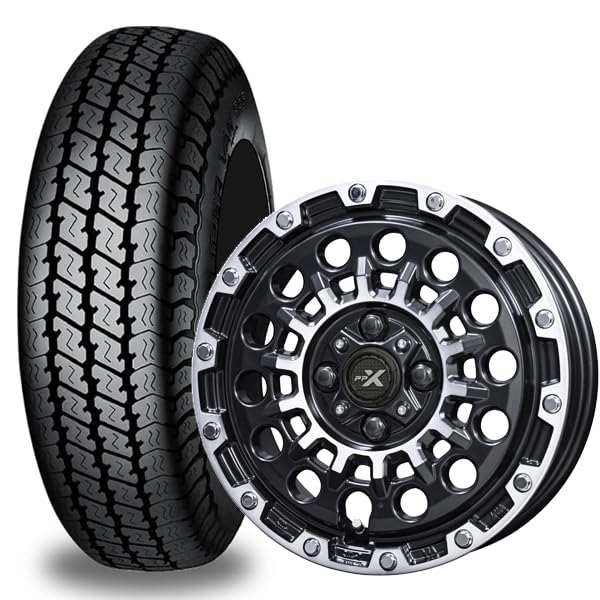 Amazon | タイヤホイールセット ヨコハマタイヤ 145R12 6PR