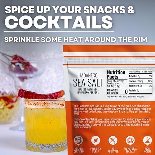 Sal de Mar Picante con Habanero Infundida 5 Oz Pouch miniatura 2