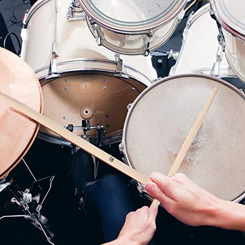 Pilipane Baquetas de Madera de Arce Premium 5A/5B, Paquete de 2 Pares para Batería Jazz miniatura 3