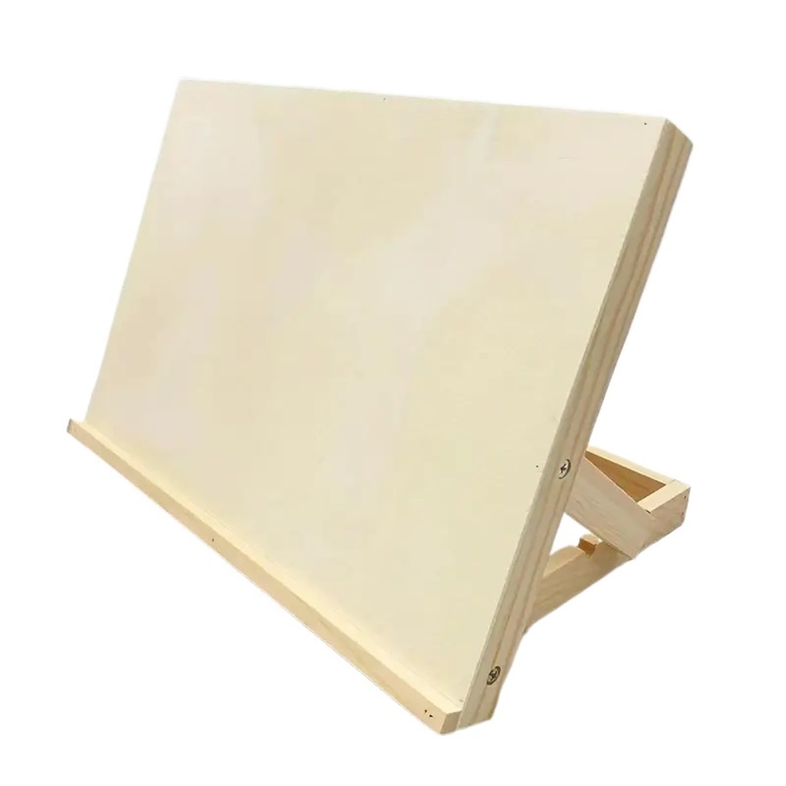 ASerZenith Foldable Wooden Art Stand With Tilted Writing Board Portable Desktop Painting Easel For Drawing