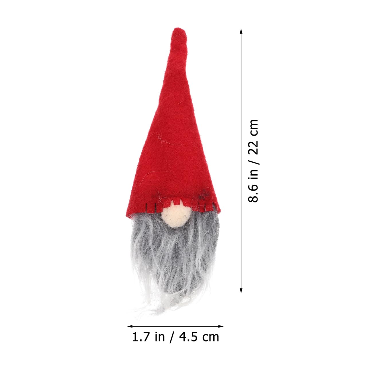 10Stück Weihnachtsmützen für Flaschenhals gesichtslose Puppenflaschenhüte bezaubernde Flaschendekorationen für Weihnachten