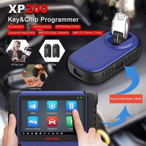 MaxiIM IM508S Narzędzie do programowania kluczy z programatorem XP200 All System Diagnostics 34+ Funkcje usług