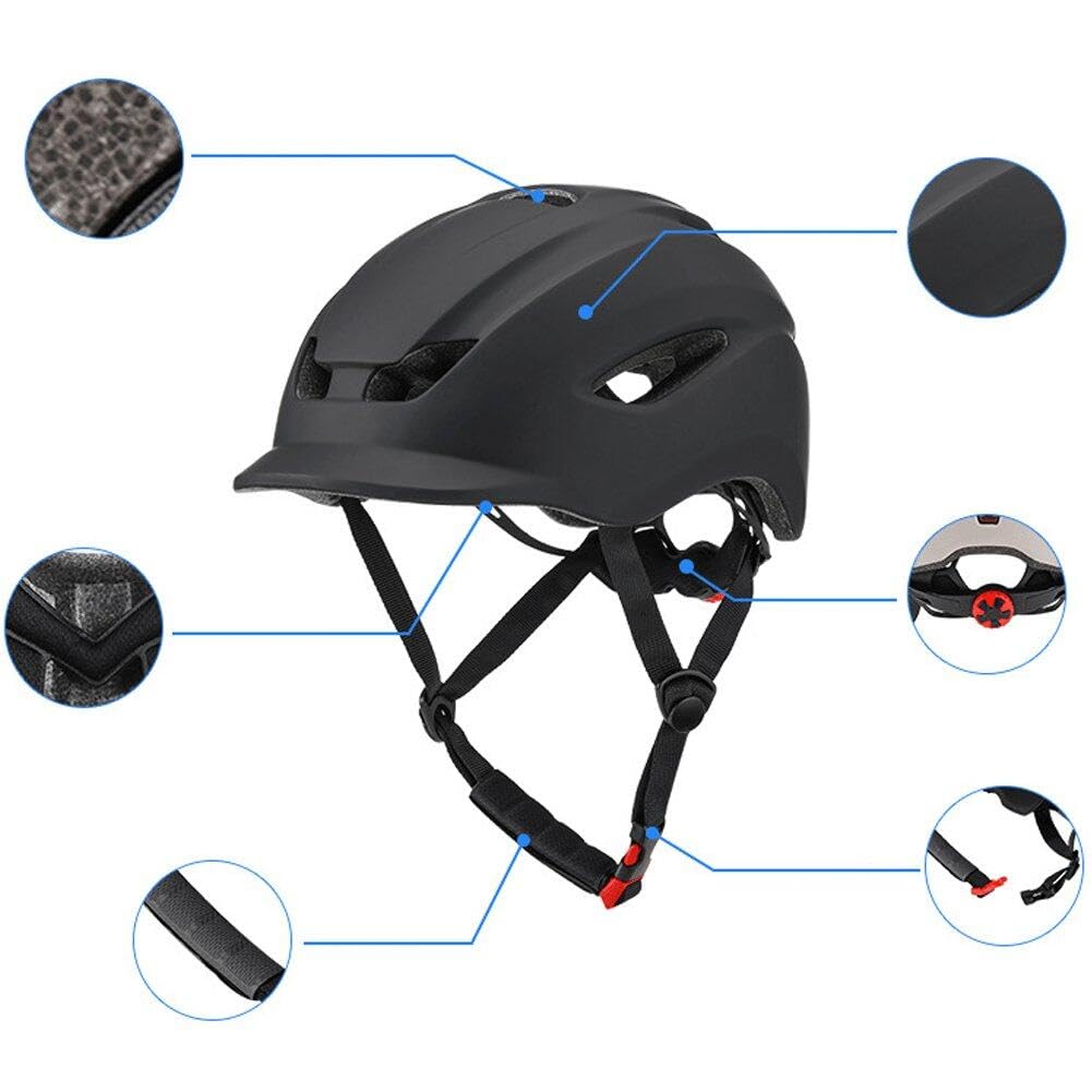 Kask rowerowy do deskorolki, zdejmowane wkładki, wentylacja, wielofunkcyjny, skuter, łyżworolki, łyżworolki, dla młodzieży i dorosłych