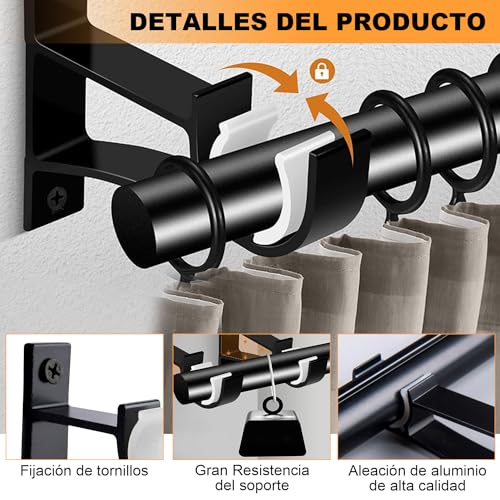 Comparativas de Cortineros elegantes - los más vendidos. 30 Imagen adicional