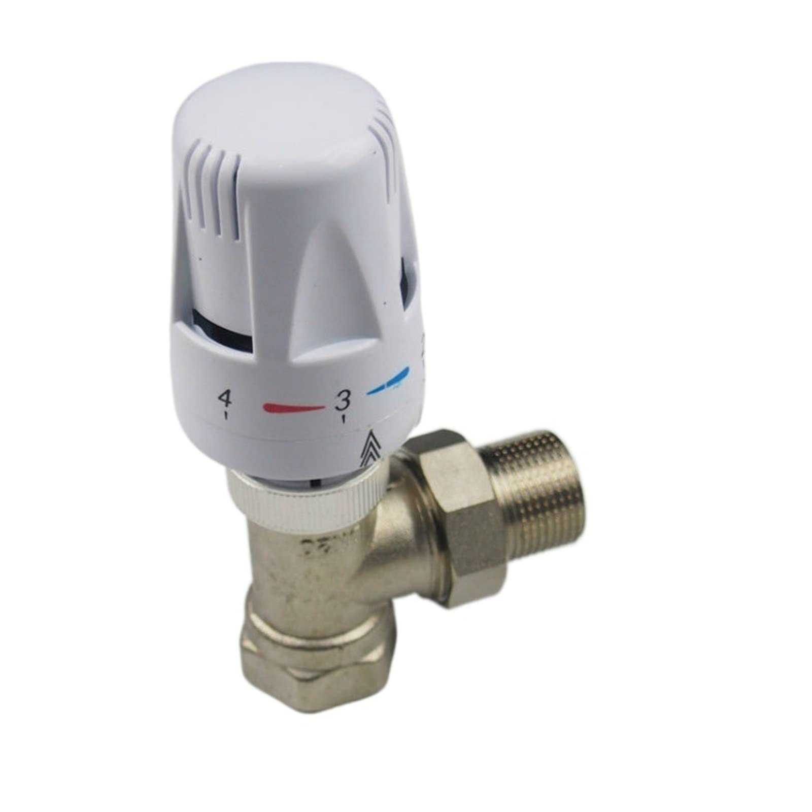 QRUYHBAJU Withstand high Pressure and Temperature Extremes Thermostatic Radiator Valve Automatic Temperature Control Valve Angle Valve DN15 DN20 DN25(DN25)