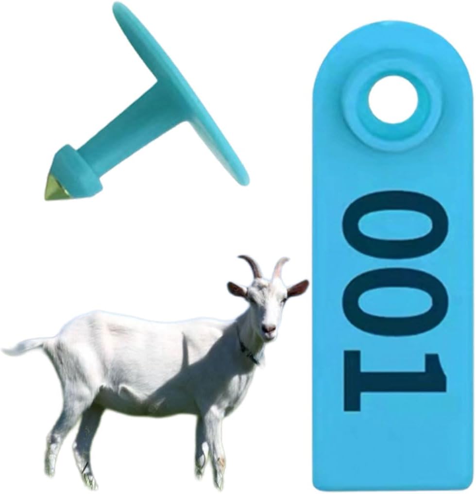 tianhengrui Sheep Ear Tags 100pcs 1600 Numbers Plastic