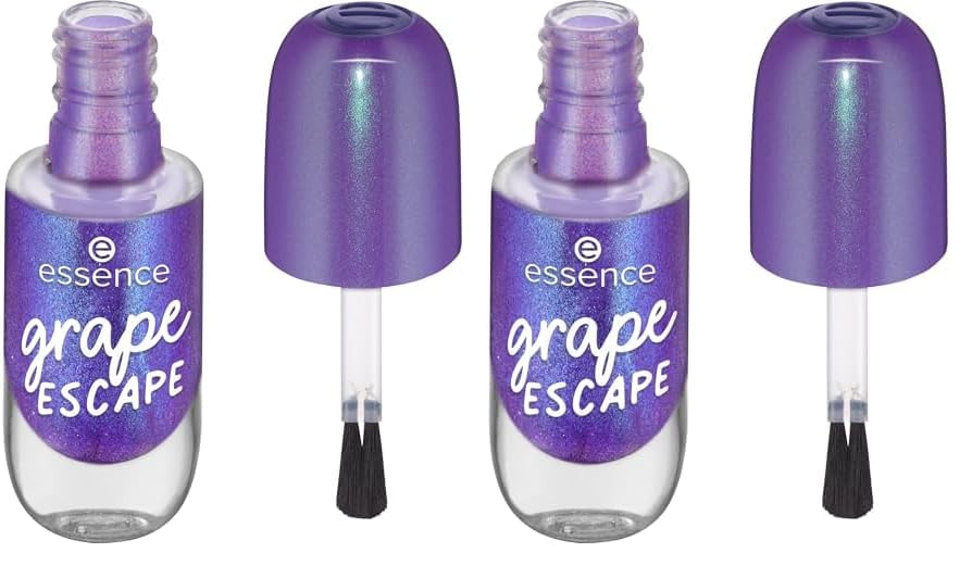Essence Cosmetics Gel Nail Colour Esmalte De Uñas, De Larga Duración, Expresión Del Resultado, Secado Rápido, Brillante, Color Intenso, 8 ml (Paquete de 2)