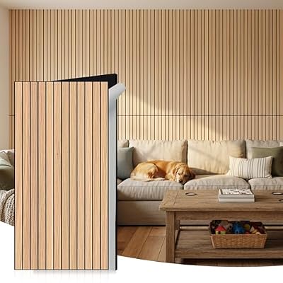 WoveN SounD Acoustic Wall Panels, Natural Oak, 10 Pack, 47.2x23.6 in