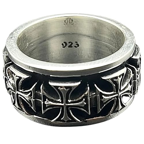 �V���o�[925 �����O �A�C�A���N���X ��]�����O 19�� 21�� 23�� ���w�� �N���X sv925 925���� �j�����p �� �X�s�i�[ �V���g�� ������ �o�C�J�[ ���b�N �V���o�[�A�N�Z�T���[ 925���� (23��JP/US11/EU65)