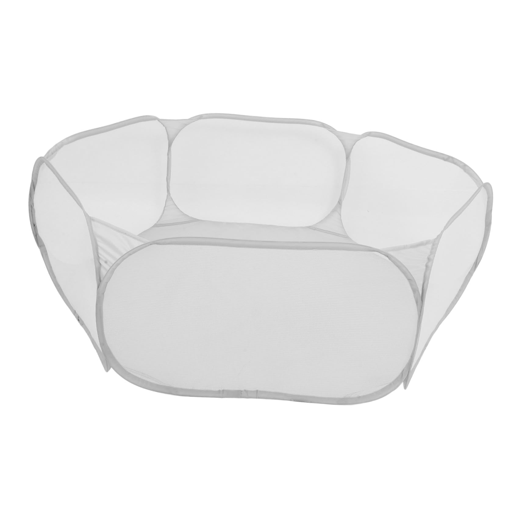 Parc pliable portable en polyester hexagonal ultra léger et compact