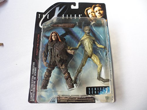 Preisvergleich Produktbild 16cm Akte X Attack Alien mit Steinzeitmensch