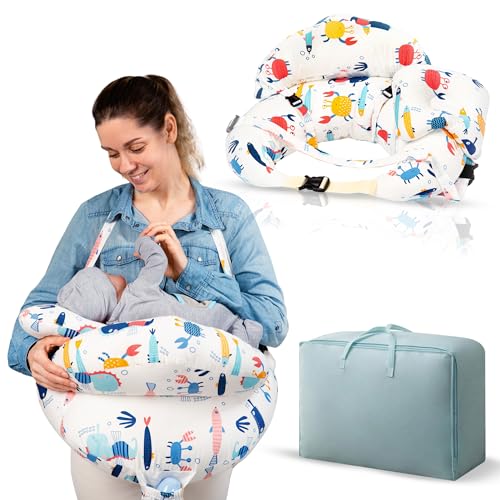 KS LUX Cojin Lactancia Bebe, Almohada Lactancia, cojin Bebe, Almohada de Lactancia, cojín Lactancia, cojin de Lactancia Bebe, Almohada Lactancia Bebe, cojín Lactancia Grande, cojin antireflujo Bebe.