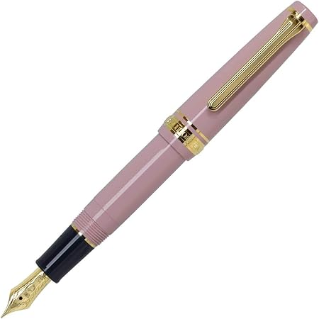 Amazon セーラー万年筆 万年筆 プロフェッショナルギアスリムミニ 金 ブラッシュピンク 中細 11 1300 331 万年筆 文房具 オフィス用品
