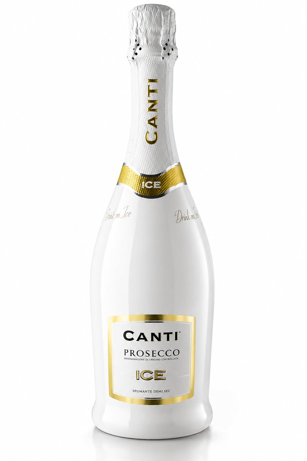 Canti - Prosecco D.O.C. ICE, Demi Sec Wine, Italian Glera Grape from Veneto, Crisp and Fruity Taste, 1x750 ml