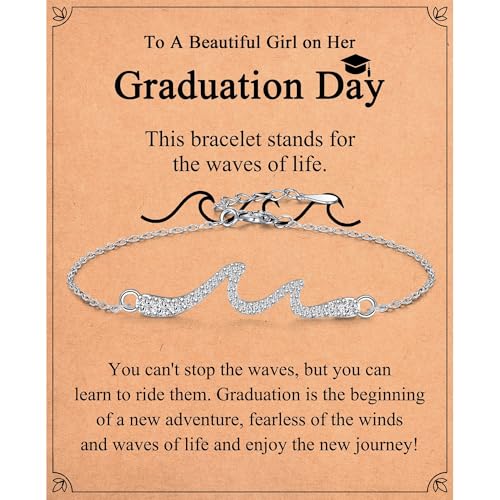 Wave Bracelet Gifts for Mom Grammy Nana Boss Lady Best Friends Sister Daughter Granddauhgter Niece, Christmas Birthday Easter Valentines Day Graduation Gifts for Women Her Girls