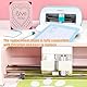 Yqhugbc 6 Stück Schneideplotter-Klingen, Schneidklingen, Messerklinge mit Gehäuse, Cricut Joy Extra Zubehör, Cricut Joy Klinge, Schneidklingen für mit Halter, für Cricut Joy Schneideplotter-Klingen