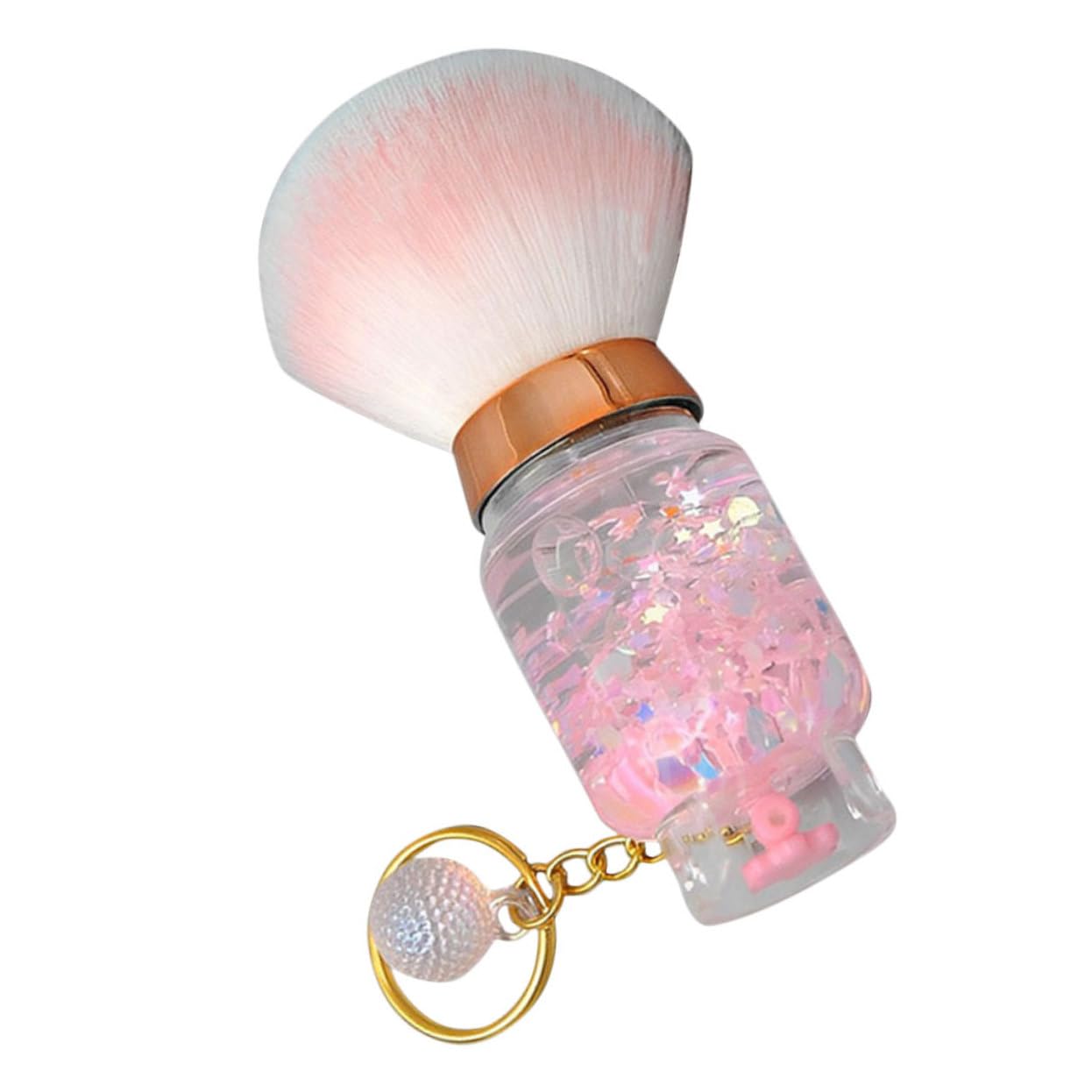 FOMIYES Powder Makeup Brush with Soft Bristles Durable Face Makeup Brush for Easy Blending and Application for Loose Powder and Blush Portable Design with Packaging