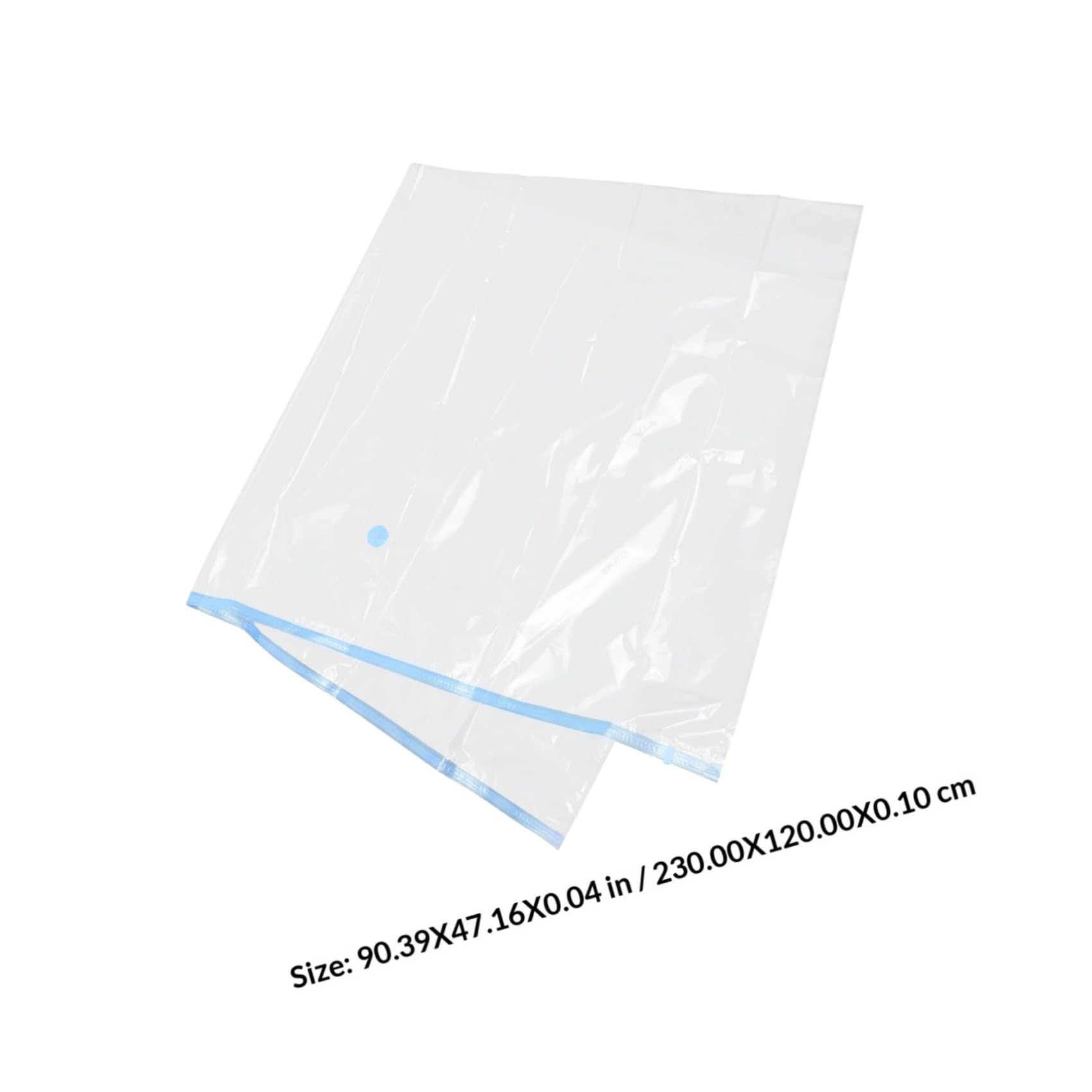 Sacco Sottovuoto per Materassi Grande 230x120 Cm, Sacchetto Salvaspazio Riutilizzabile per Abbigliamento e Trapunte, Borsa Compressione Sottovuoto per Organizzazione Casa e Camera