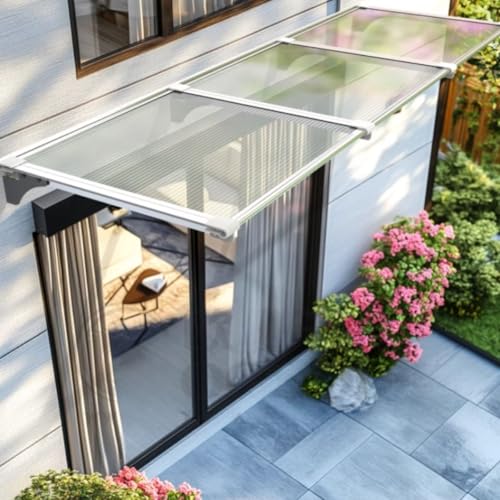 Toldo para exteriores de policarbonato con protección UV permanente 4