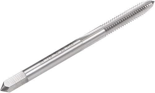 Vista 14 de uxcell Macho de la máquina 11/64-40 UN Rosca 2B Tornillo de acero de alta velocidad roscado herramienta de roscado