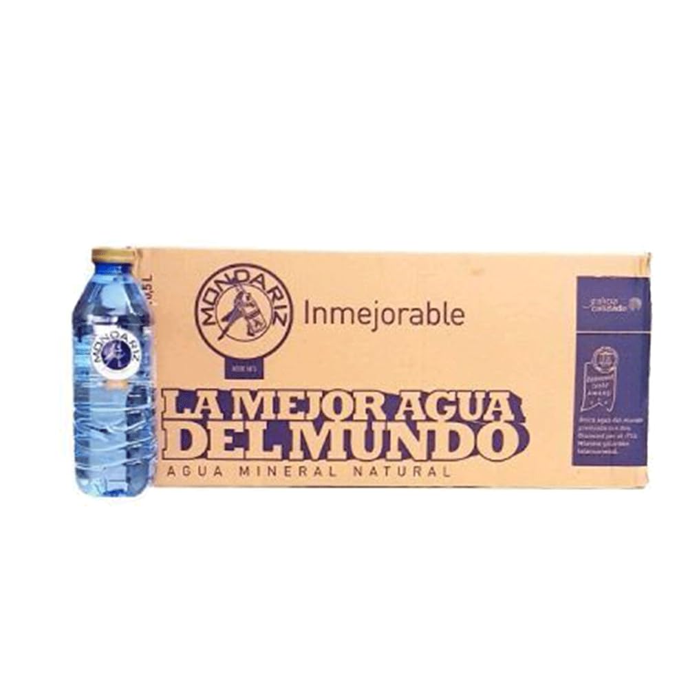 Agua Mondariz Sin Gas Pack 5 Cajas de 35 unidades Botellas Plastico 50CL Con Taza De Regalo