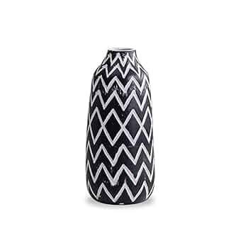 FRGMT M'Quve's Vase Black White セット Moe Black and White Ceramic Vase + Reviews | CB2