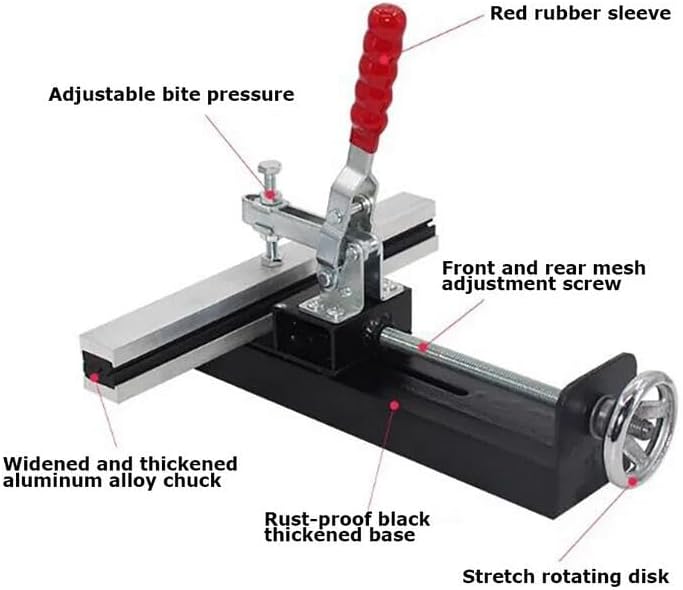 Manual Steel Mesh Puller Labor-Saving Mesh Puller with Bearings Special Mesh Puller for Screen Windows and Screen Doors