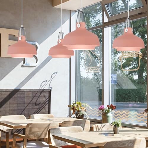 Lampe nordique E27 à suspendre avec structure en fer art créatif