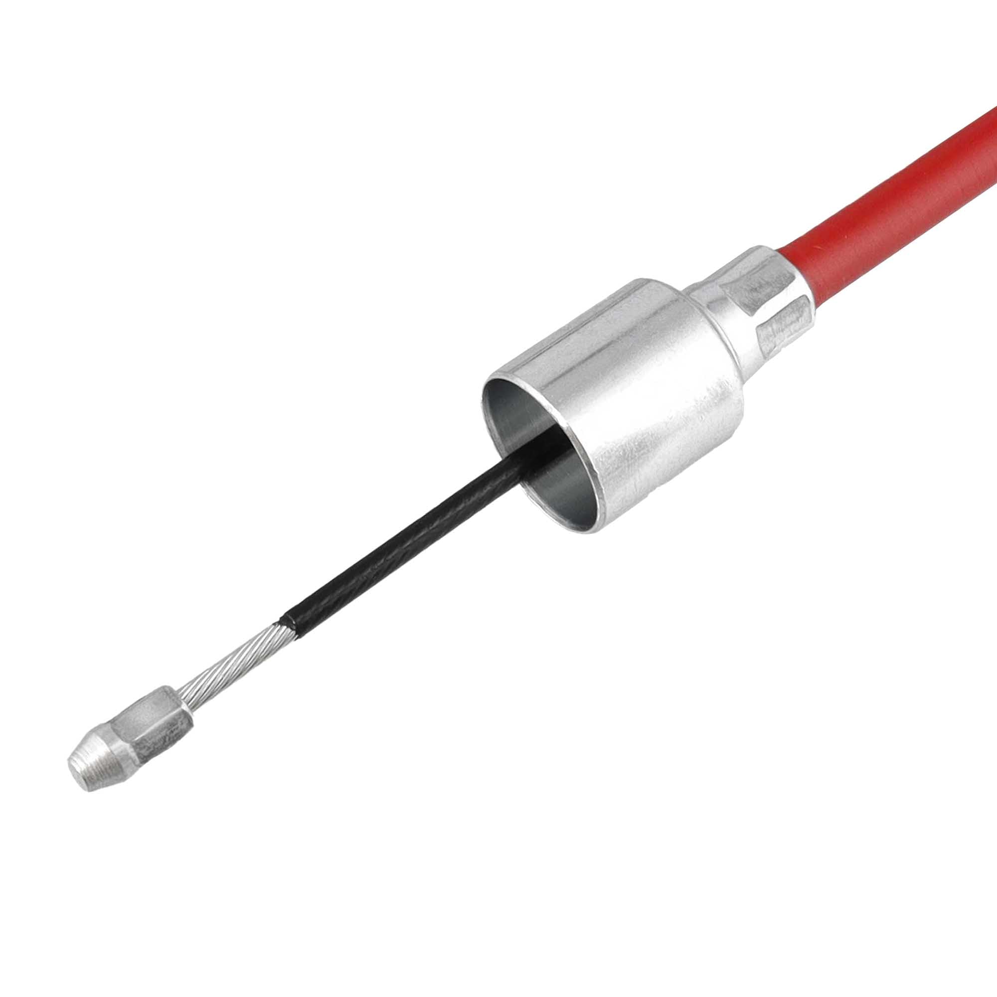 The Drive 2X Bremsseil passend für AL-KO-Radbremse | LONGLIFE | 26mm Glocke u. M8 Gewinde | Bowdenzug Seilzug | (HL: 770mm/GL: 980mm)
