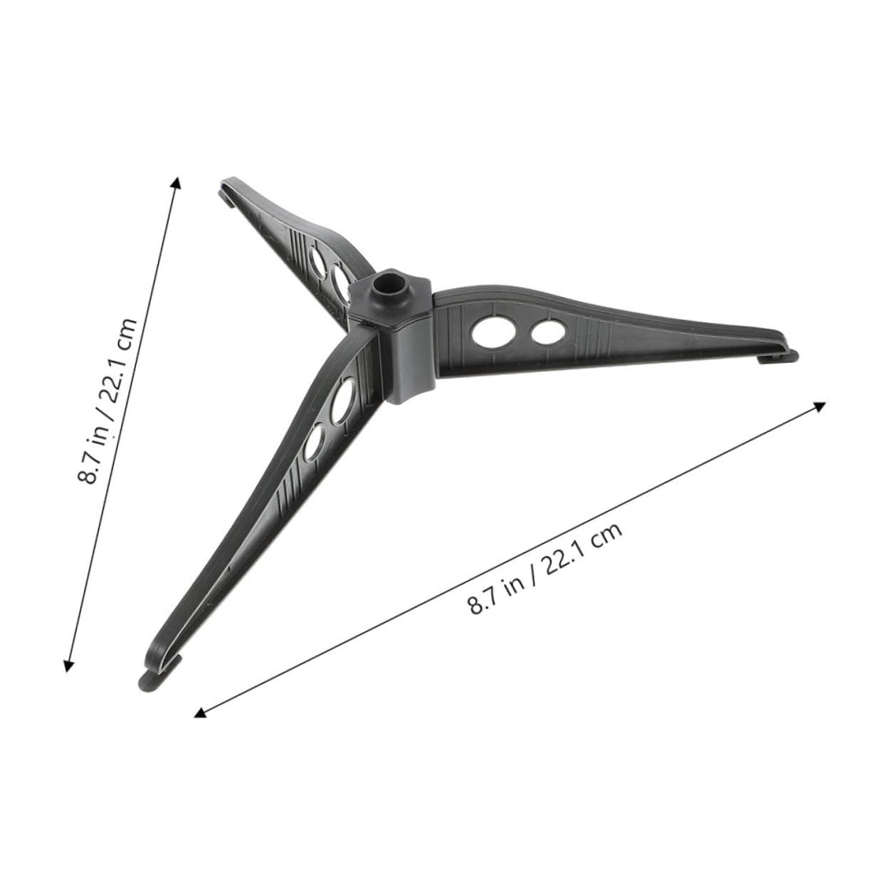 Garneck 2pcs Green Plastic Replacement Tree Stand Base for Holiday Indoor Artificial Trees Easy to Install Sturdy Foot Design for Christmas Decorations