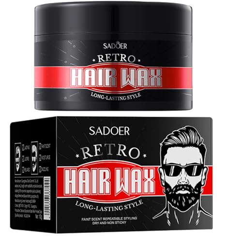 SADOER Arcilla para Cabello Vintage 48 h Fijación Fuerte, Volumen Natural y Acabado Mate – Stick 100 g