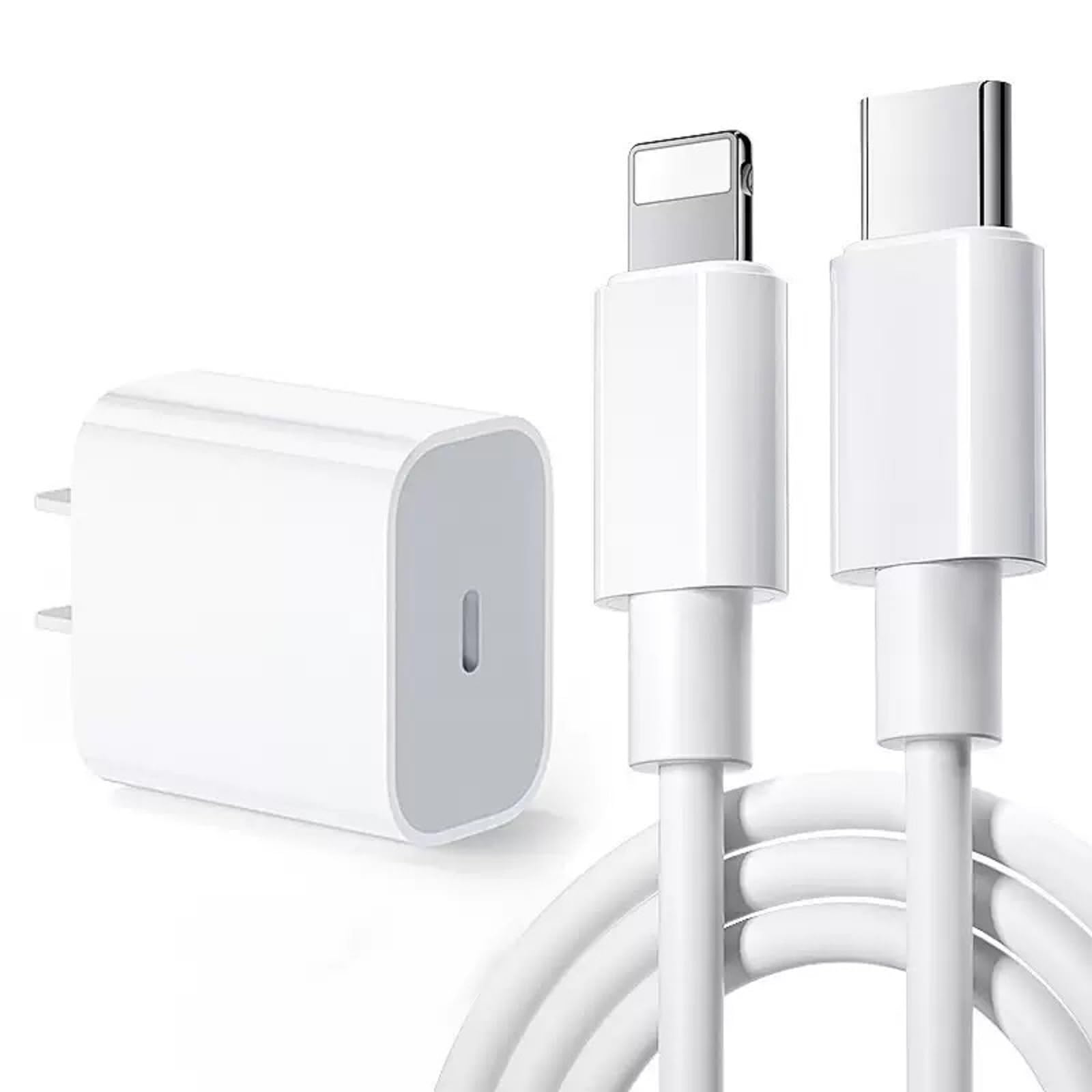 20W高速充電アダプタ &  USB-C - Lightningケーブル（2m） Amazon | iPhone 充電器 20W PD 急速充電 [MFi/PSE認証済み] 2m USB C