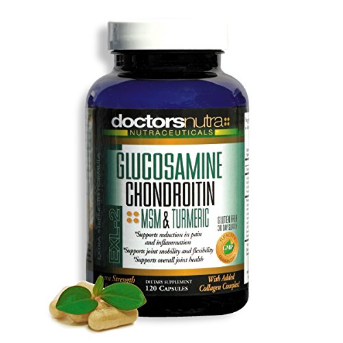 Buy All Natural Glucosamine, Chondroitin, MSM, Turmeric, Boswellia and Collagen Complex Over