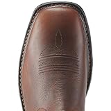 ARIAT Men's Workhog Wide Square Toe H2O Steel Toe Work Boot, Aged Bark/Black, 11 D US