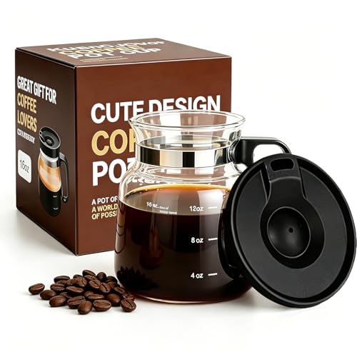 Mini Coffee Pot Cup,16 Oz Coffee Pot Mug,with Spill Proof