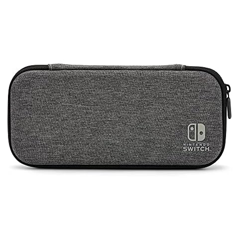 PowerA Slim Case for Nintendo Switch - OLED Model, Nintendo Switch or Nintendo Switch Lite - Charcoal Cover