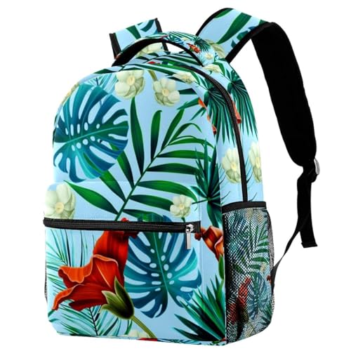 Sac à dos d'école multicolore pour fille et garçon, grand sac de voyage 29.4x20x40cm