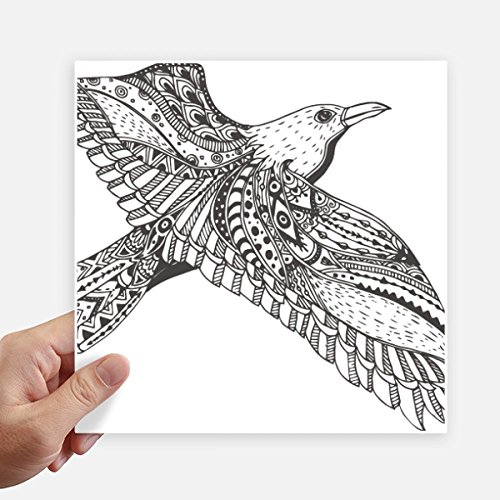Sticker oiseaux résistant DIYthinker lot de 4 grands décals 20cm multicolores - 2