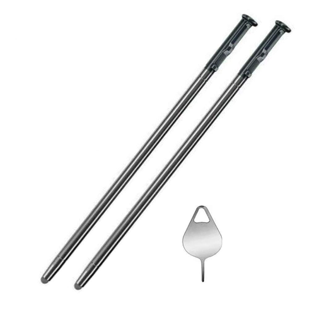 2 PCS Stylus Pen Replacement Stylo 5/5+ Q720 Q720MS Q720PS Q720CS Touch Pen Stylus Pen + Eject Pin (Black)