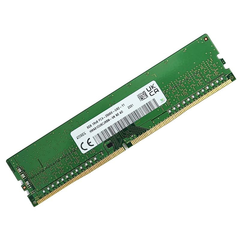 Image of 8 GB DDR4 SDRAM Desktop Memory Module, 2666 MHz, 240 Pin, PC4-2666 (3 Year Warranty)