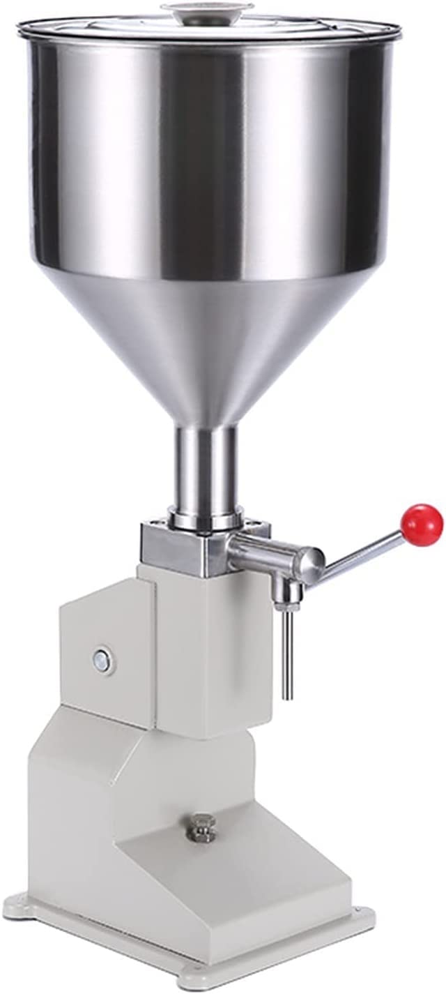 TREEYX Manual Filling Machine Stainless Steel Bottle Filler Paste Filling Machine 5-50Ml Liquid Filling Machine for Water Oil