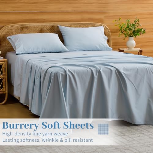Image of Bedlifes 1000TC Egyptian Cotton Queen Sheets, 4Pcs 18-24 inch Extra Deep Pocket | Cooling & Breathable, Ultra Soft, Hotel Comfort, Sateen Weave, OEKO-TEX Certified, Easy-Care Machine Washable