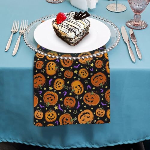 Servilletas de tela Hallowmas set de 4 piezas 19x19in miniatura 4