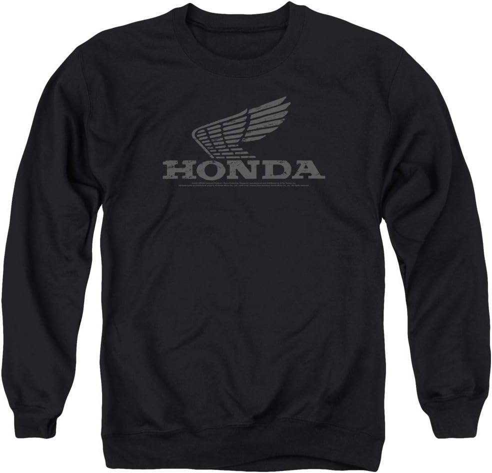 TrevcoHonda Vintage Wing Unisex Adult Crewneck Sweatshirt for Men and Women