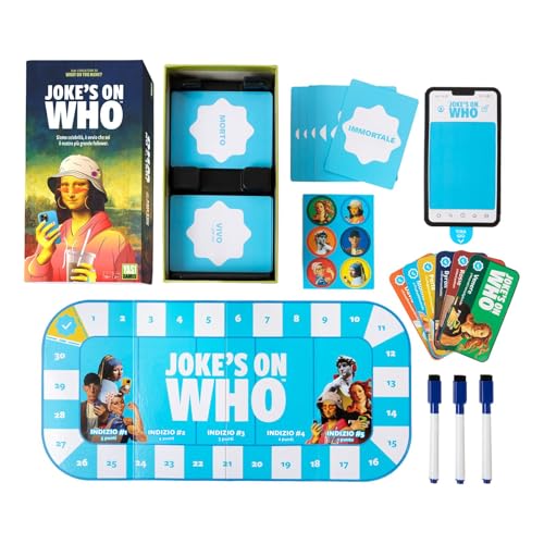 Yas Games - Joke's On Who? - L'unico In Italiano - Party Game Per 2 O Più Giocatori Dai 18 Anni In Su - 2