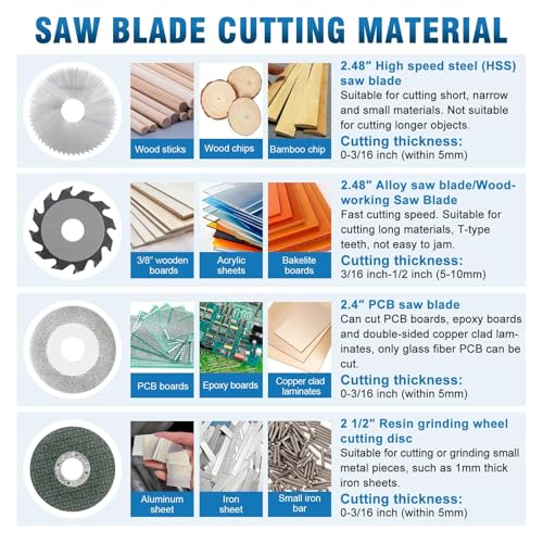 MXBAOHENG Mini Craft Table Saw