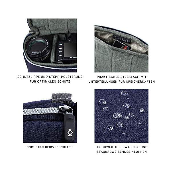 Crumpler Banana Bowl S BBO-S-004 Universal-Polstereinsatz Kameraeinsatz Fototasche aus Neopren blau – Bild 4
