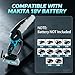 Cordless Mini Chainsaw for Makita 18v Woodworking with Small Handheld Electric 6-inch Portable Chainsaw with Two Saw Chains for Wood Cutting Tree Trimming,Tree Pruning Saw Branch Cutter(None Battery
