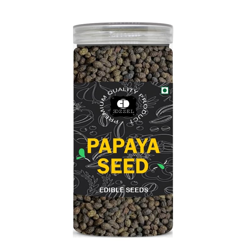 EDZZEL Natural Papaya Seeds 4 Oz / 113.40 Gram (Set Of 1)