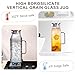 The High Borate Glass Water Pitcher with Lid and Handle Is Suitable for Iced tea,Homemade Juice,Milk,Coffee,Etc.All Hot and Cold Beverages Can be Adapted (2L 2PCS)